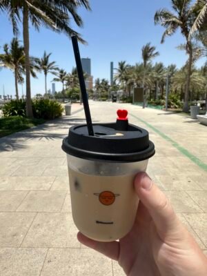 A cafe in Jeddah. Saudi Arabia coffee culture is awesome.