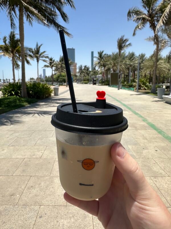 A cafe in Jeddah. Saudi Arabia coffee culture is awesome.