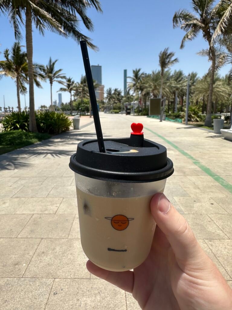 A cafe in Jeddah. Saudi Arabia coffee culture is awesome.