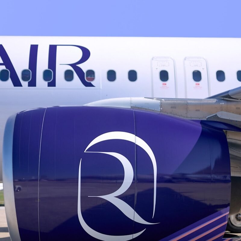 The engine branding on Riyadh Air