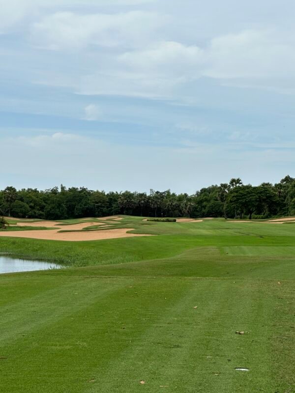 The "bunker" hole at Angkor Golf Resort in Siem Reap, Cambodia