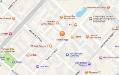 Best Restaurant in Yerevan for travelers