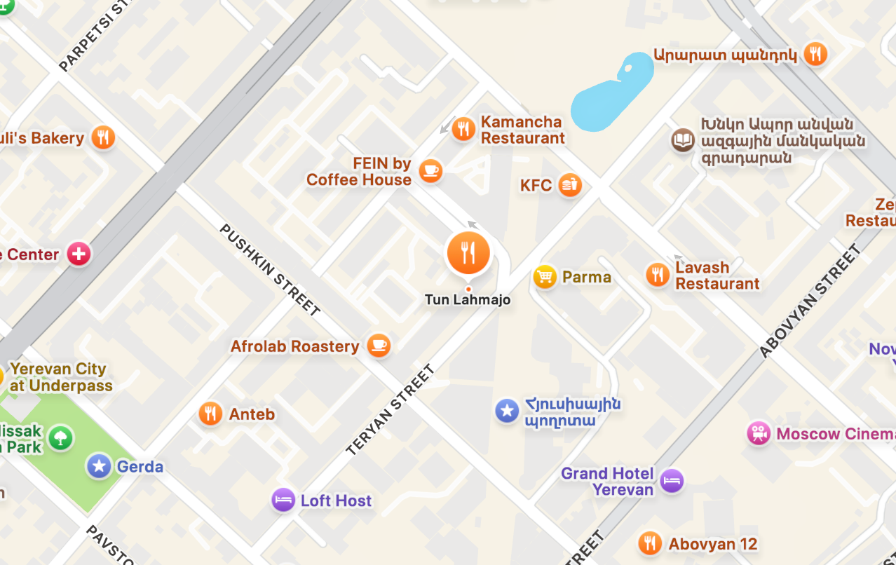 Best Restaurant in Yerevan for travelers