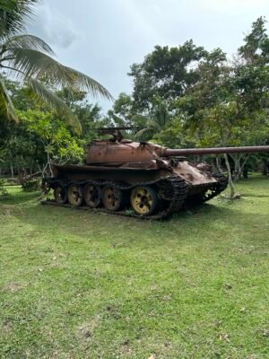 the war museum in siem reap, cambodia