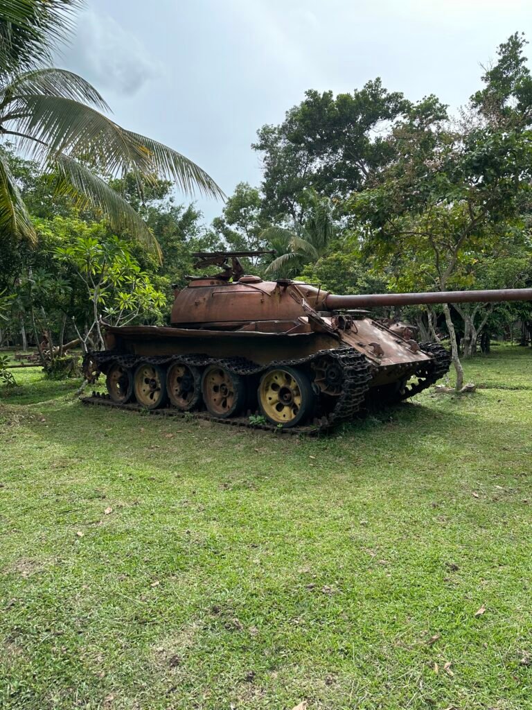 the war museum in siem reap, cambodia